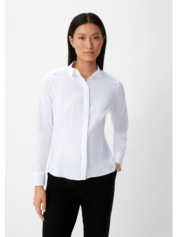 comma Bluse in 0100_weiß