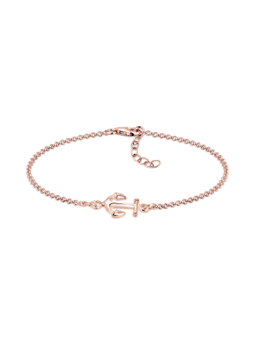 Elli Armband 925 Sterling Silber Anker in Rosegold