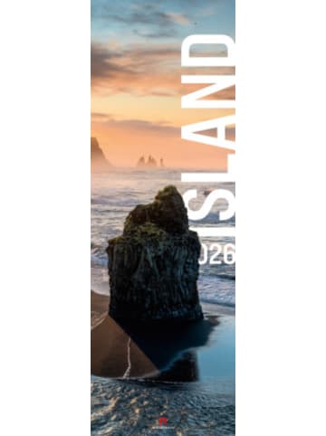 Ackermann Kunstverlag Kalender - Island Vertikal Kalender 2026