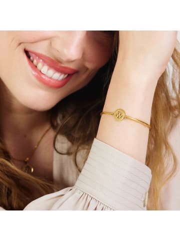 Lucardi Armband "Buchstabe W" Rund