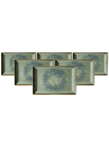 Ritzenhoff & Breker 6er Set Servierplatten Verde in Grün 30 x 20 cm in grün