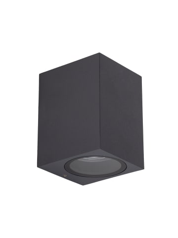 näve Außenwandleuchte "CUBUS" in anthrazit - (L)7.8 cm x (B)7 cm x (H)10 cm