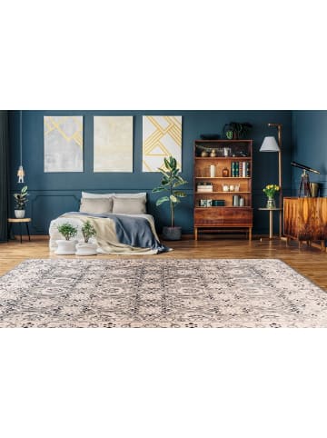 Kurzflor Teppich Susanne 300 in Beige
