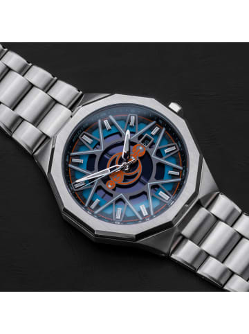 Holzkern Herren-Solaruhr Star Trek™ Andorian Marmor/Blau