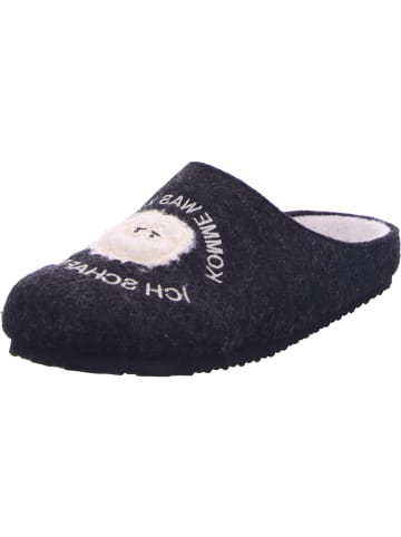 Supremo Pantoffel in schwarz