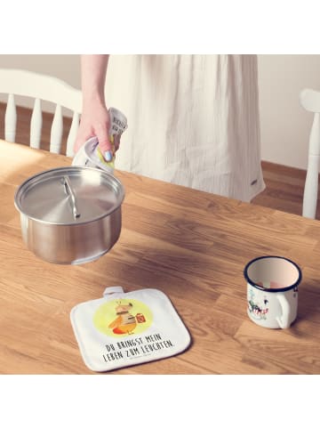 Mr. & Mrs. Panda Topfuntersetzer Glühwürmchen mit Spruch in Weiß