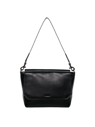 FEYNSINN Leder-Handtasche echt Leder Handtasche Schultertasche groß schwarz ARNIK in schwarz