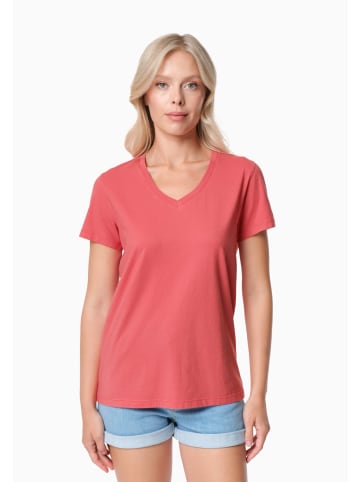 Organication T-Shirt "TESSA" in Leuchtrot
