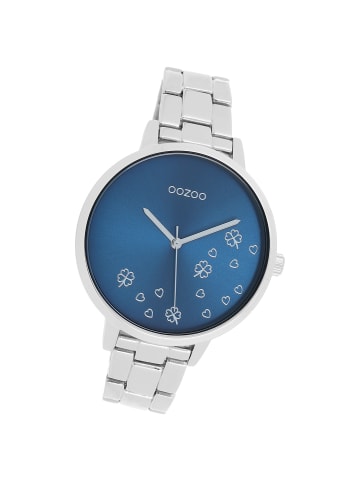 Oozoo Armbanduhr Oozoo Timepieces silber groß (ca. 42mm)