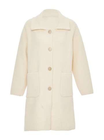 celocia Damen Strickjacke in Wollweiss