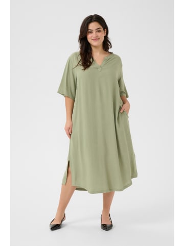 KAFFE curve Kleid KCmille Loose fit in Oil Green
