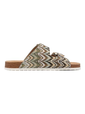 S.OLIVER RED LABEL Pantoletten in Khaki