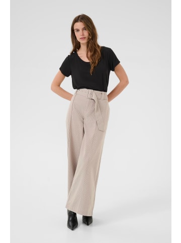 CULTURE Casual Hose CUlenna Loose fit in Cloudburst/Whitecap Stripe