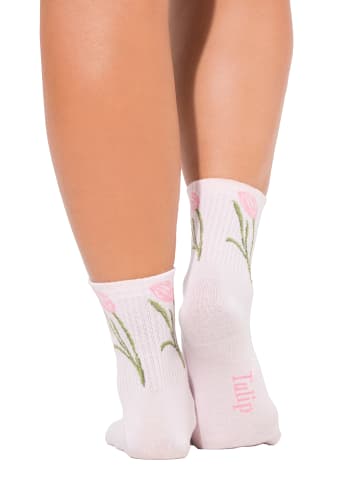 Ulla Popken Socken in blassrosa