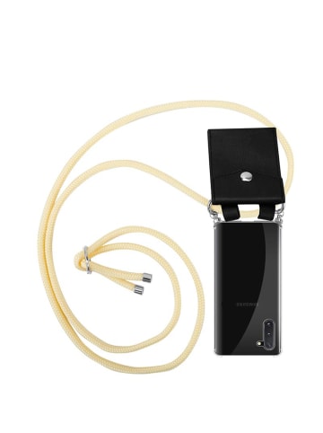 cadorabo Handykette für Samsung Galaxy NOTE 10 Hülle in CREME BEIGE