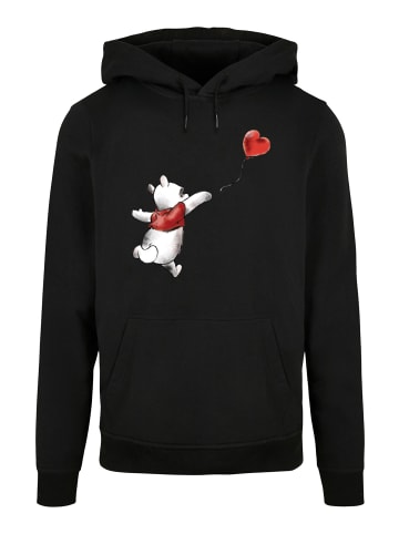 F4NT4STIC Basic Hoodie Disney Winnie Puuh mit Ballon Pu der Bär in schwarz