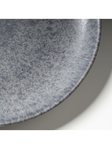 gipfelstück Geschirr-Set, Steinzeug Moos'N'Stein in Grau