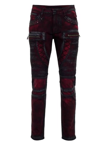 Cipo & Baxx Jeanshose in Burgundy