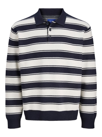 Jack & Jones Gestricktes Polo in Sky Captain