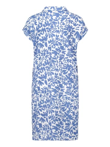 CARTOON Casual-Kleid mit überschnittenen Ärmeln in Weiß/Hellblau