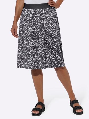 WITT WEIDEN Jersey-Rock in schwarz + schwarz-weiß-bedruckt