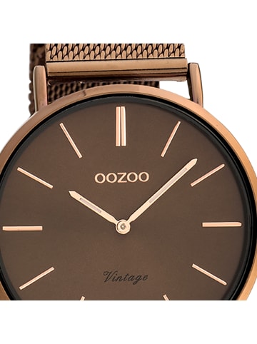 Oozoo Armbanduhr Oozoo Vintage Series rosegold mittel (ca. 40mm)