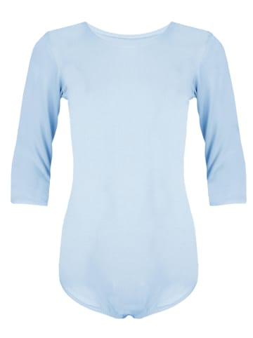Aquarti Mädchen Body 3/4 Arm in hellblau
