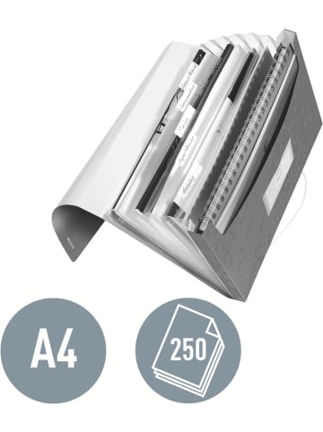 Leitz Projektmappe Wow A4 PP 6 Fächer rot