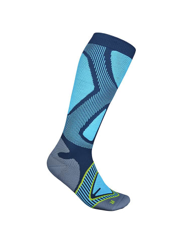 Bauerfeind M SKI PERFORMANCE COMPRESSISOCKS in Blau