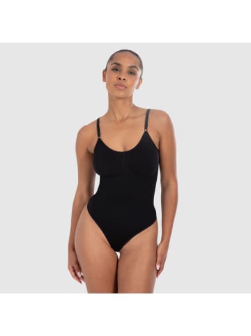 SMILODOX String Bodysuit Nysa in Schwarz