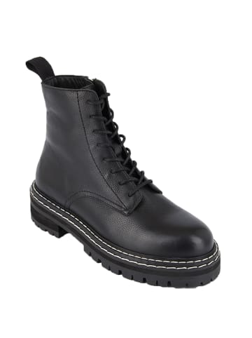 Les Tropéziennes par M Belarbi Lederstiefel „Reine“ Schwarz