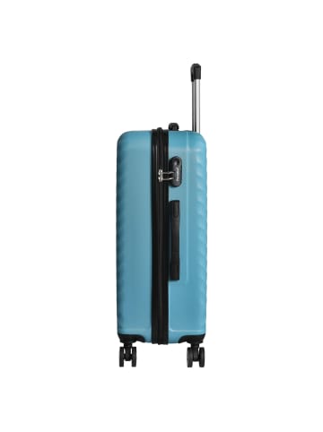 Paradise by CHECK.IN Kingston - 4-Rollen-Trolley 67 cm (lila) in türkis