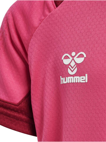 Hummel Hummel T-Shirt Hmllead Multisport Unisex Kinder Leichte Design Feuchtigkeitsabsorbierenden in RASPBERRY SORBET