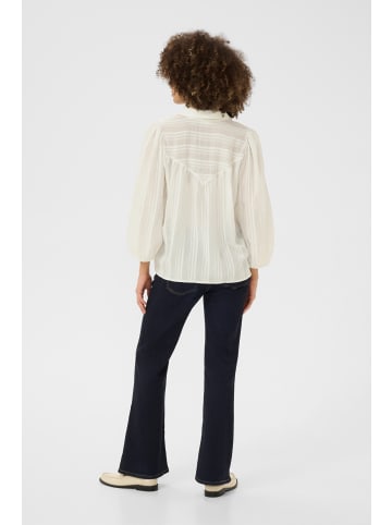 CULTURE Langarm-Bluse CUasima Classic fit in Whitecap