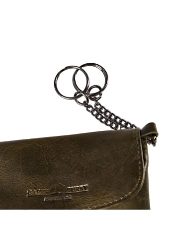 Greenburry Newport Schlüsseletui Leder 10 cm british green