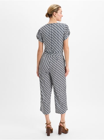 More & More Jumpsuit in schwarz weiß