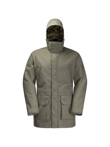 Jack Wolfskin M FIERCEWIND PARKA in Oliv