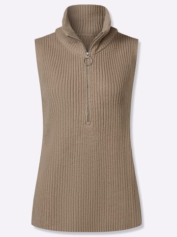 Sieh an! Pullunder in sesam