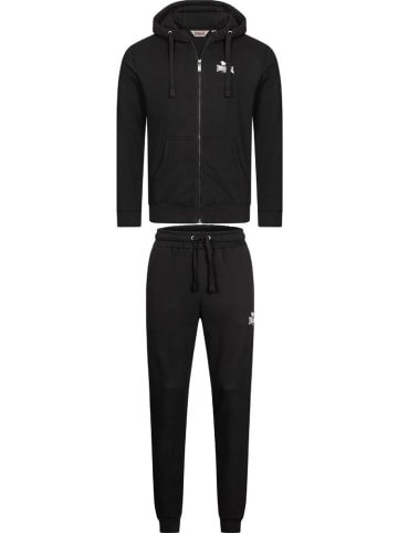 Lonsdale Trainingsanzug "Croachy" in Schwarz