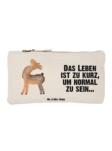 Mr. & Mrs. Panda Schulmäppchen Lama Stolz mit Spruch in Weiß
