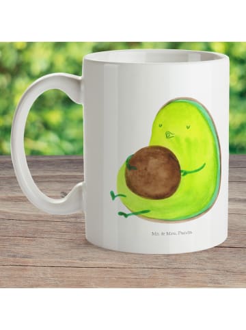 Mr. & Mrs. Panda Plastikbecher Avocado Pfeifen ohne Spruch in Weiß
