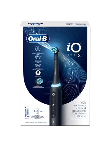 Oral-B Elektrische Zahnbürste "iO Series 5 + Reiseetui" in Schwarz