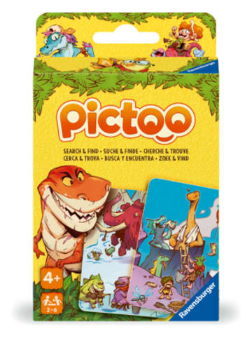 Ravensburger Verlag GmbH Spiel - Pictoo Dino-Welt - Kartenspiel ab 4 Jahre