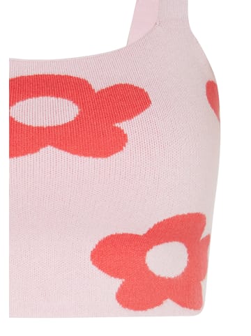 Swirly Damen Crop-Top in PINK