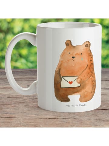 Mr. & Mrs. Panda Plastikbecher Bär Vermissen ohne Spruch in Weiß