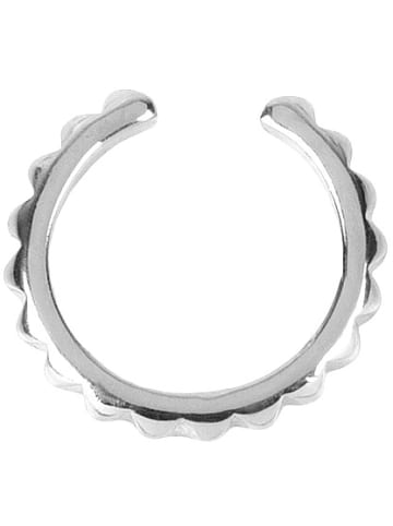 styleBREAKER Ear Cuff Klemm Ohrring in Silber