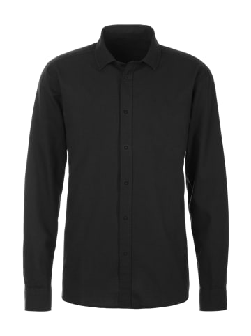 John Devin Langarmhemd in schwarz