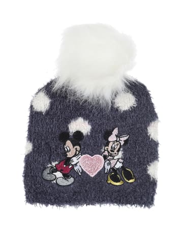 Disney Minnie Mouse 2tlg. Set: Mütze und Handschuhe in Grau