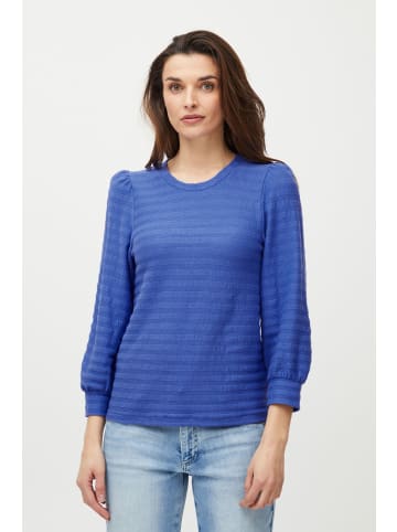 PULZ Jeans Longsleeve PZJANE 3/4 sl. Tshirt 50207895 modisches Longsleeve mit Puffärmeln in Blau