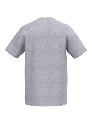 erima Unisex Erwachsene, Erwachsene T-Shirt in grau melange/schwarz